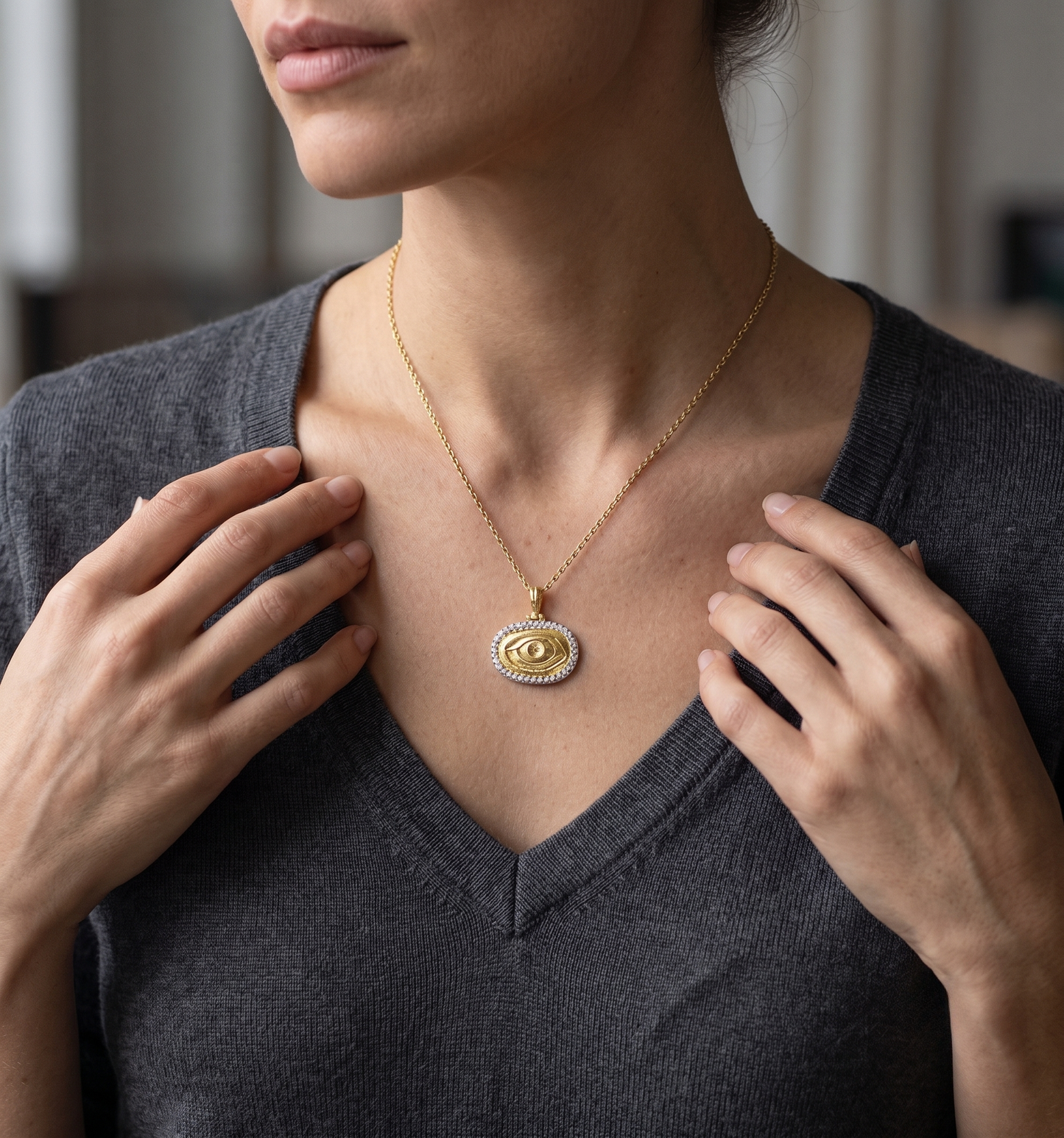 Guarded Through the Day Necklace