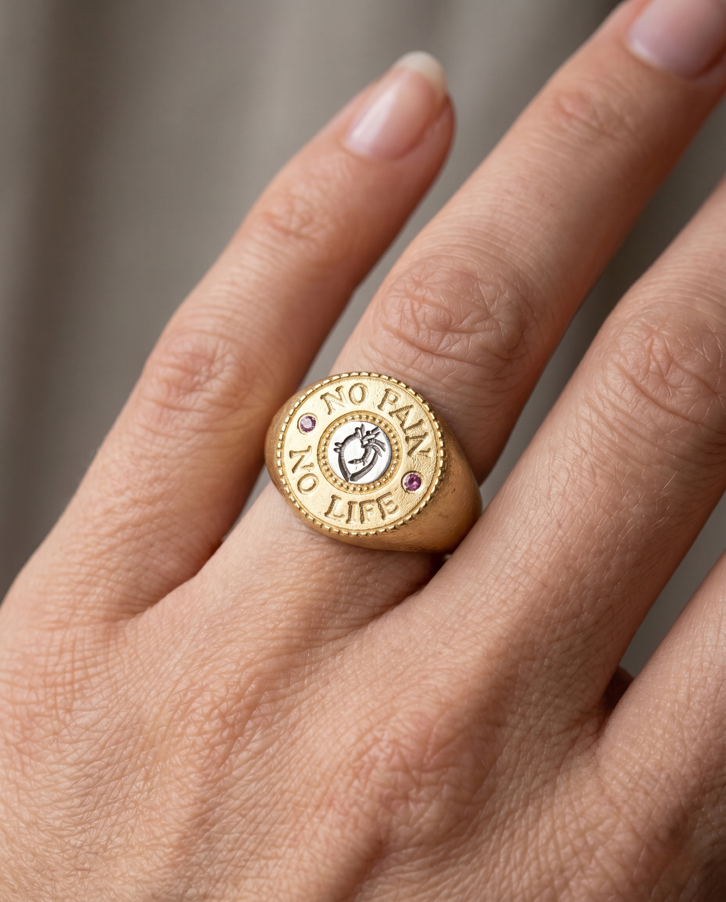 Beautifully Held Tension Ring