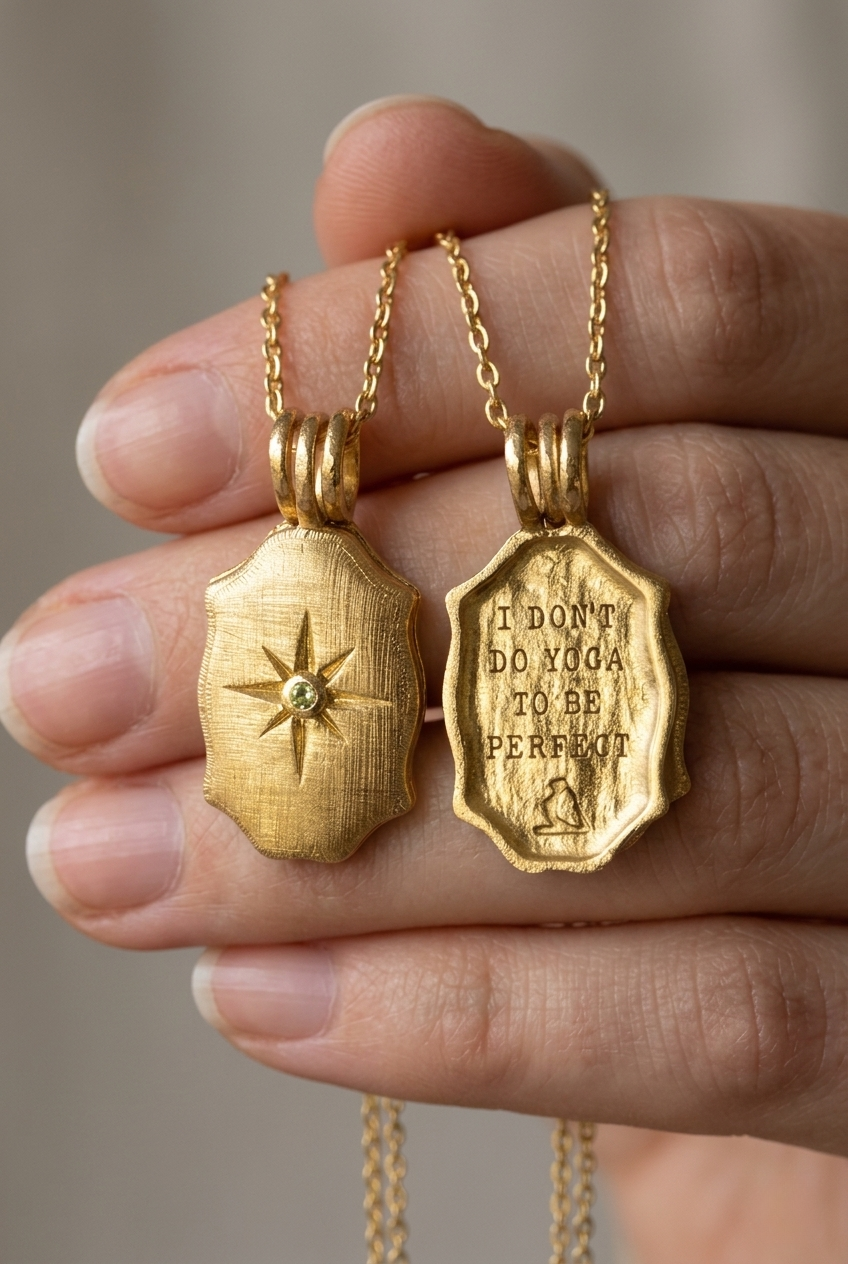I Do Yoga to Be Me Pendant