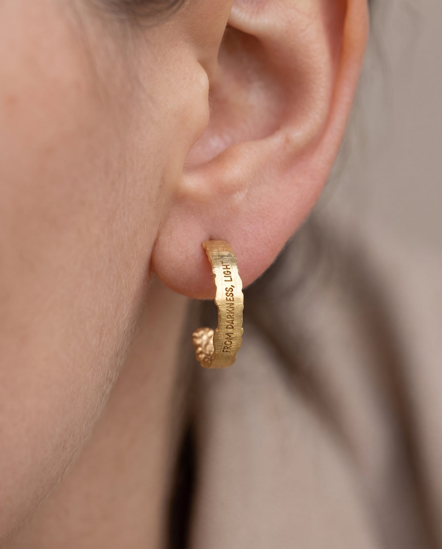Stars Emerging From Shadow Earrings