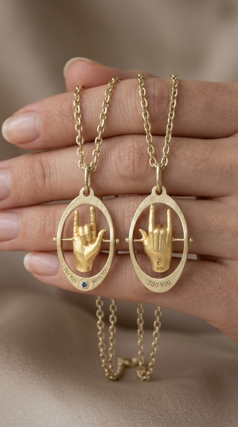 Love You, Miss You Pendant