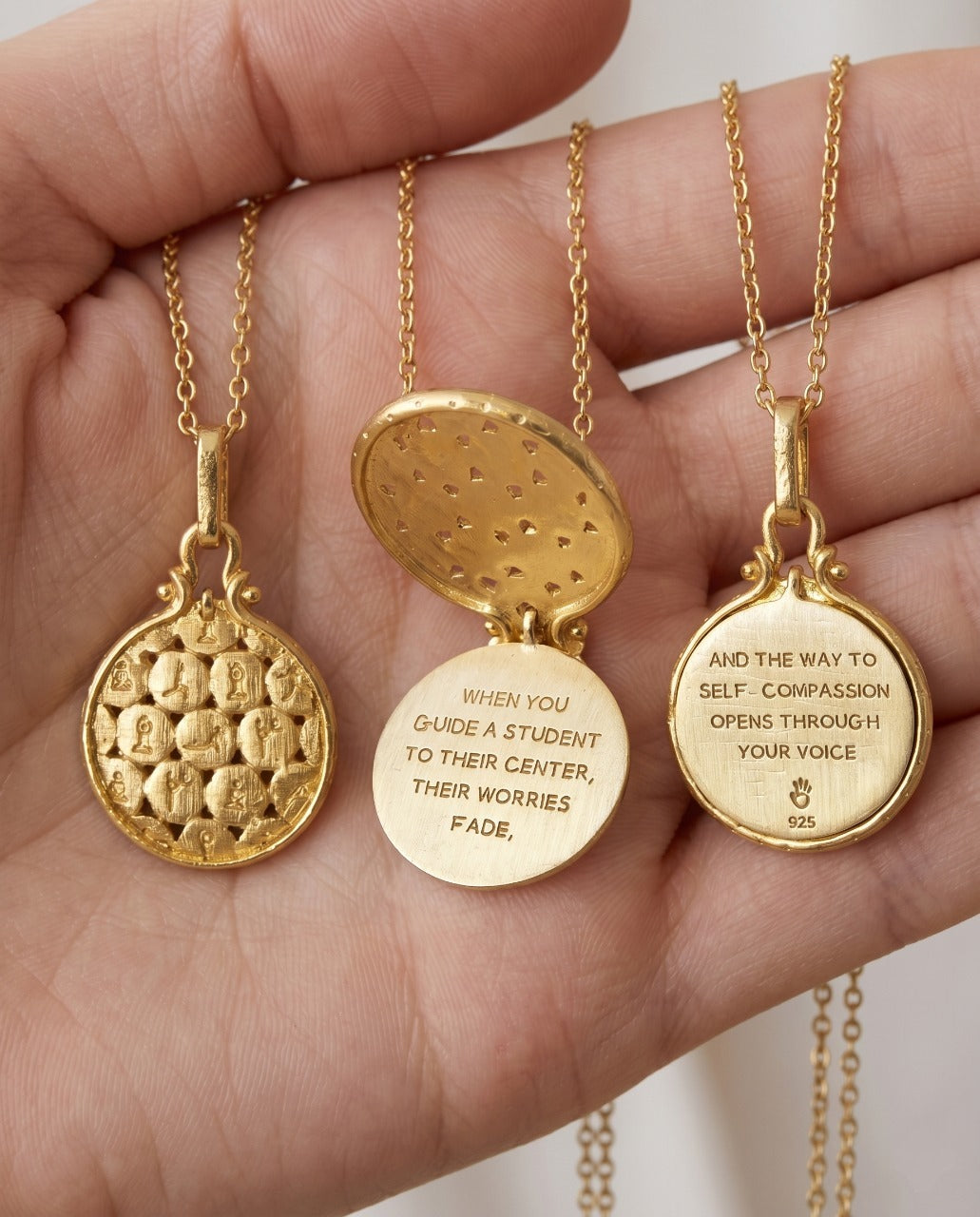 The Voice That Opens Compassion Pendant