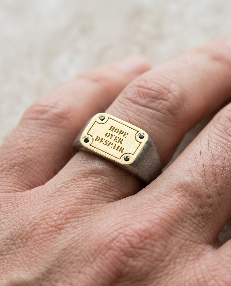 Hope Over Despair Ring