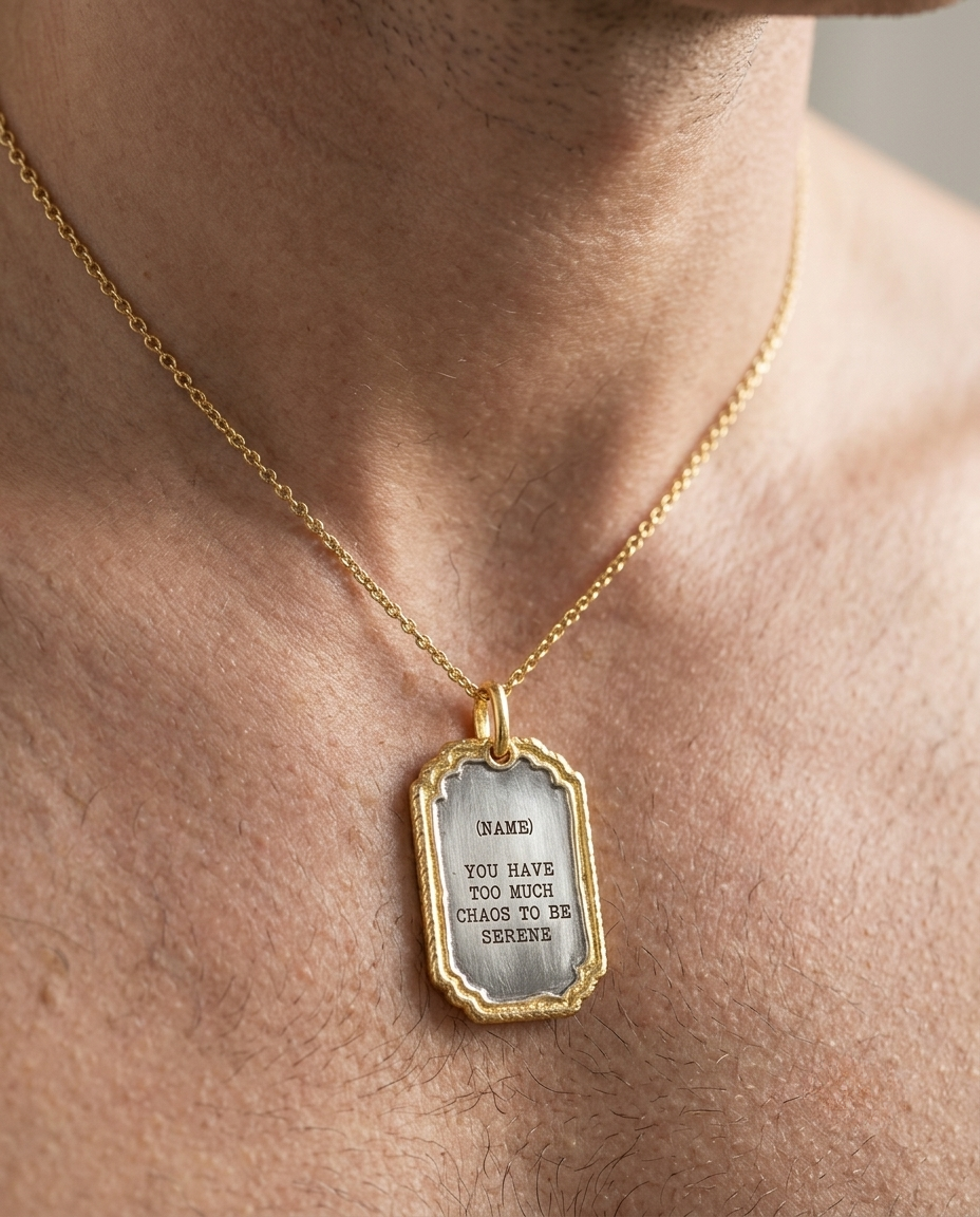 Too Much Laughter To Be Serene Pendant