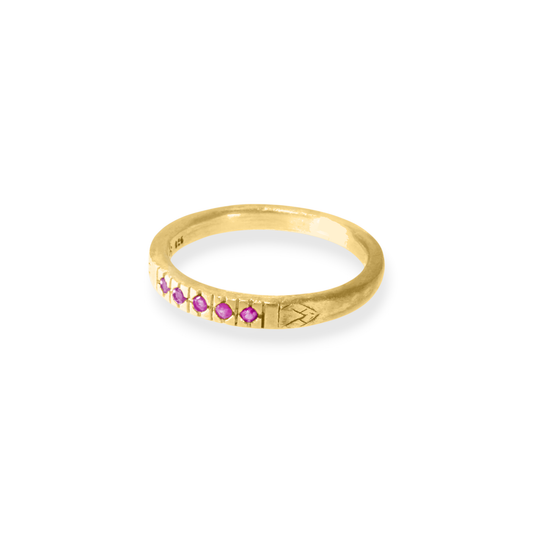 Carry Her Inheritance Ring – 18K gold-plated ring by Touch of Yoga