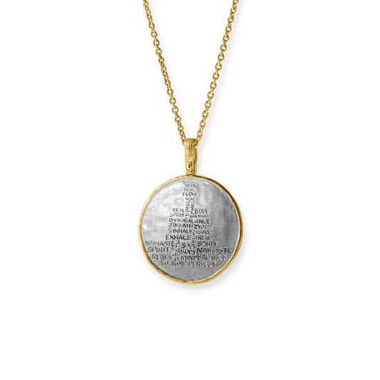 Words He Lives, Not Speaks Necklace