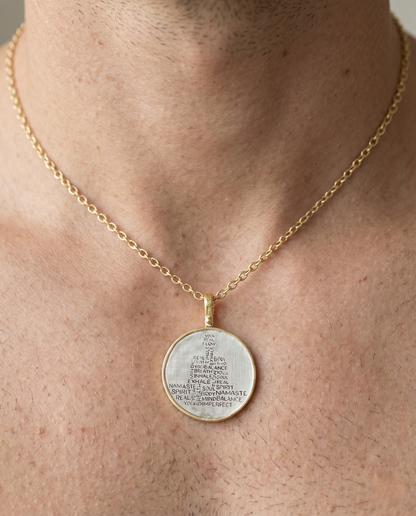 Words He Lives, Not Speaks Necklace