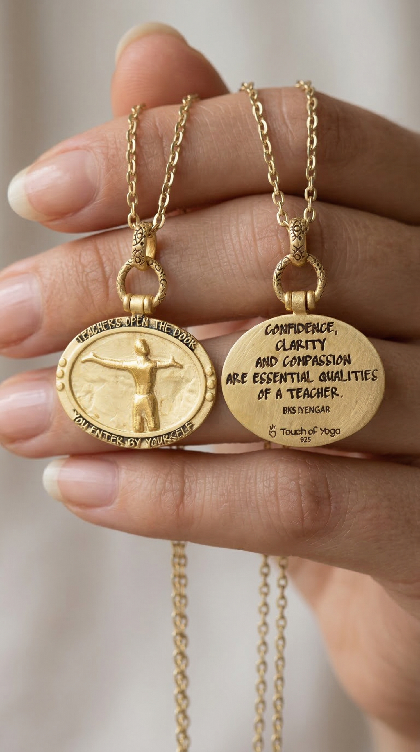 Confidence, Clarity, Compassion Pendant