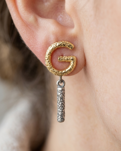 Mindfulness Worn Vertically Earrings