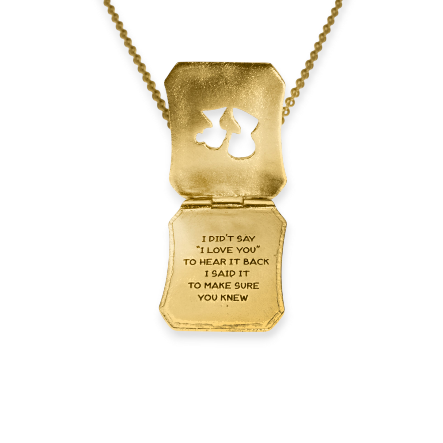 I Made Sure You Knew Pendant