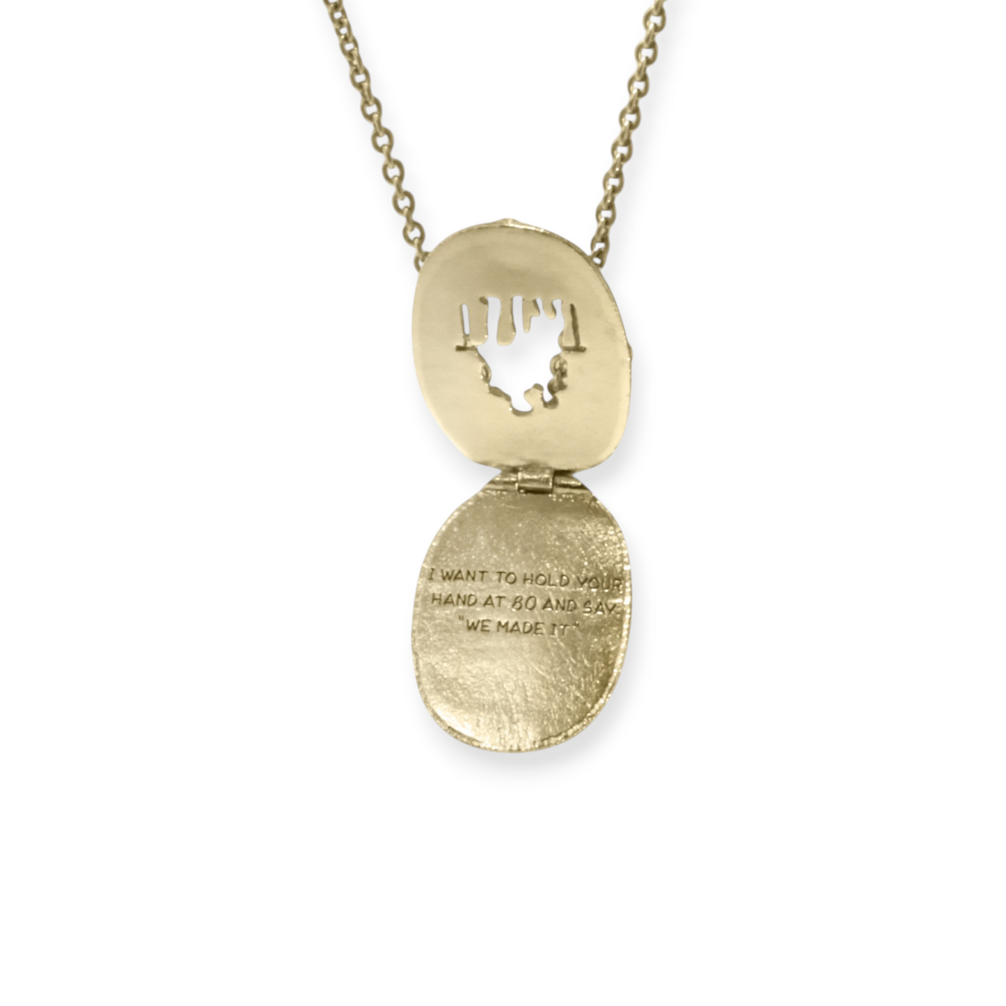 Hold Your Hand At 80 Pendant