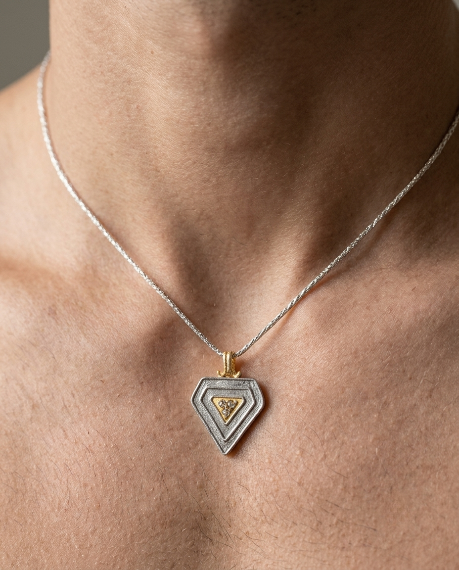 A Mantra Carried Privately Pendant