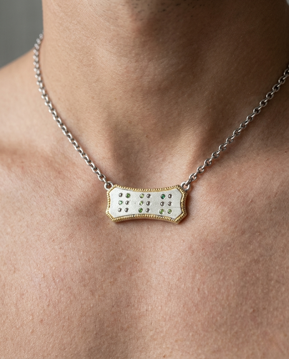 Felt, Not Just Read Necklace