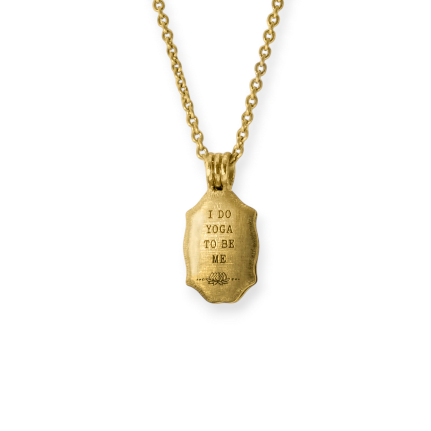 I Do Yoga to Be Me Pendant