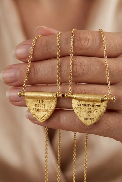 She Flies With Her Wings Necklace