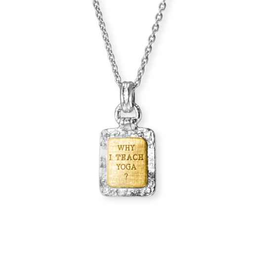 Purpose Lived With Intention Pendant