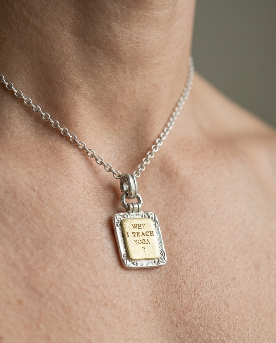 Purpose Lived With Intention Pendant