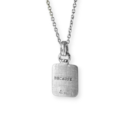 Purpose Lived With Intention Pendant