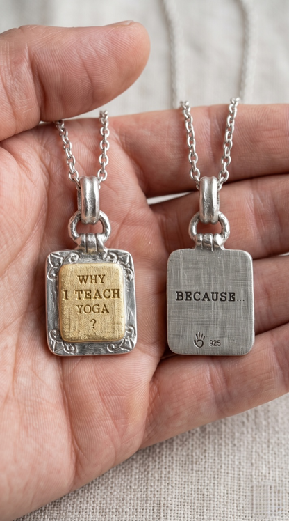 Purpose Lived With Intention Pendant