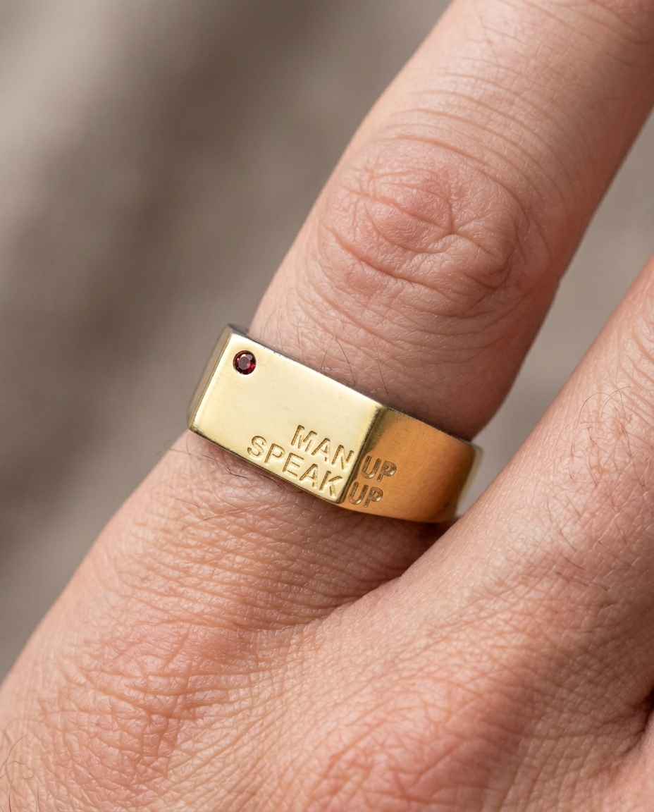 Man Up, Speak Up Ring
