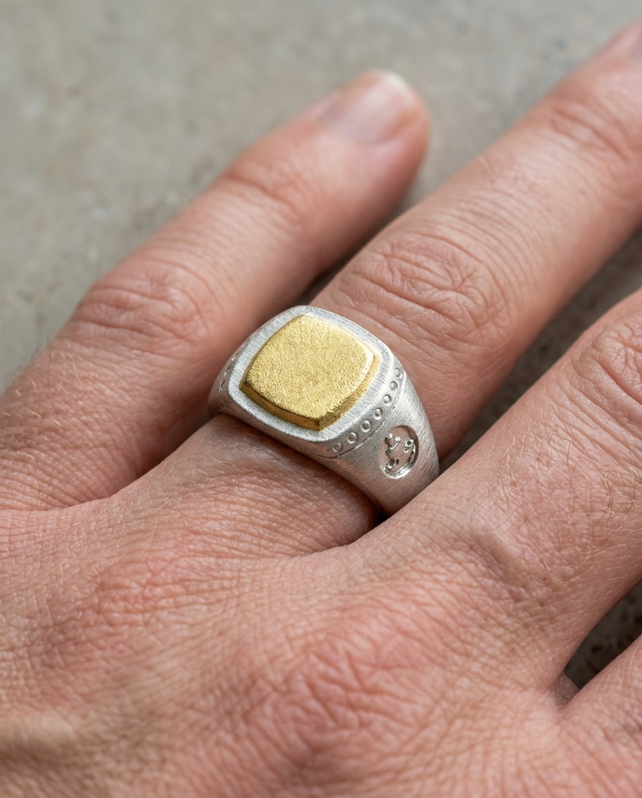 Stillness Beneath the Surface ring