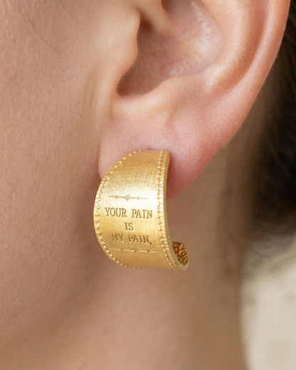 Compassion Worn Not Hidden Earrings