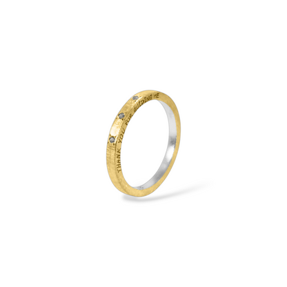 Carry Purpose Quietly ring