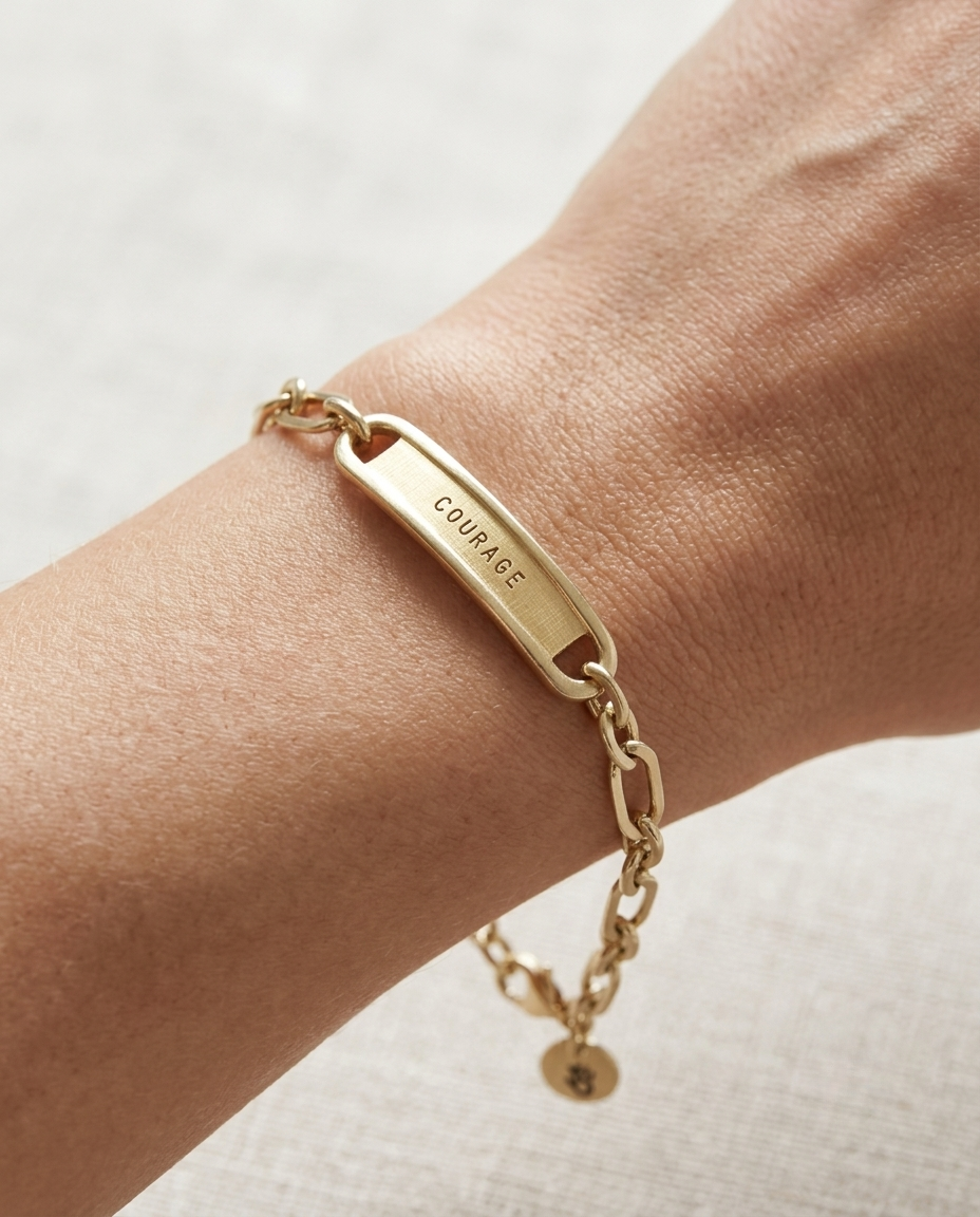 Courage When It's Hardest Bracelet