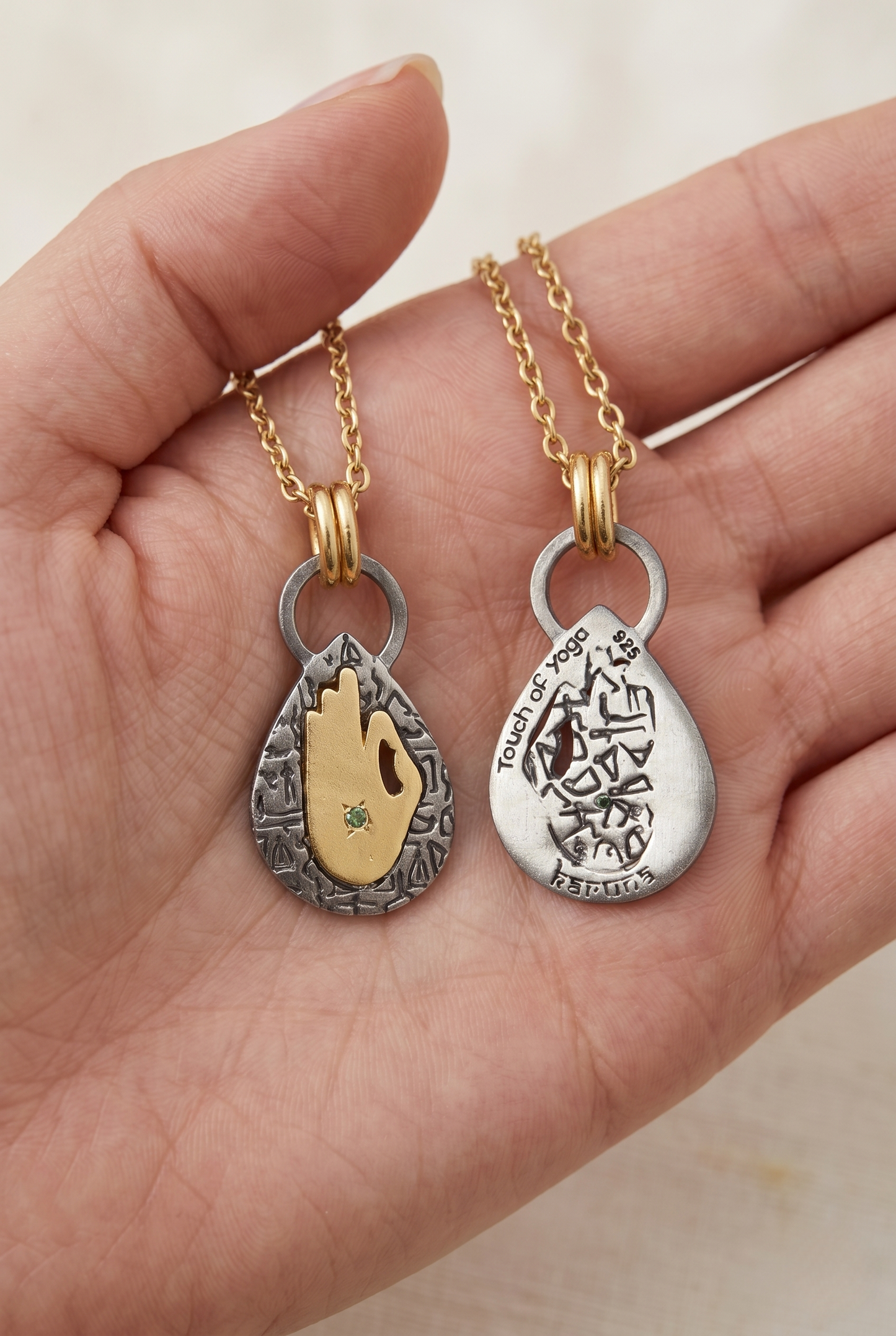 Hold the Source of Kindness pendant
