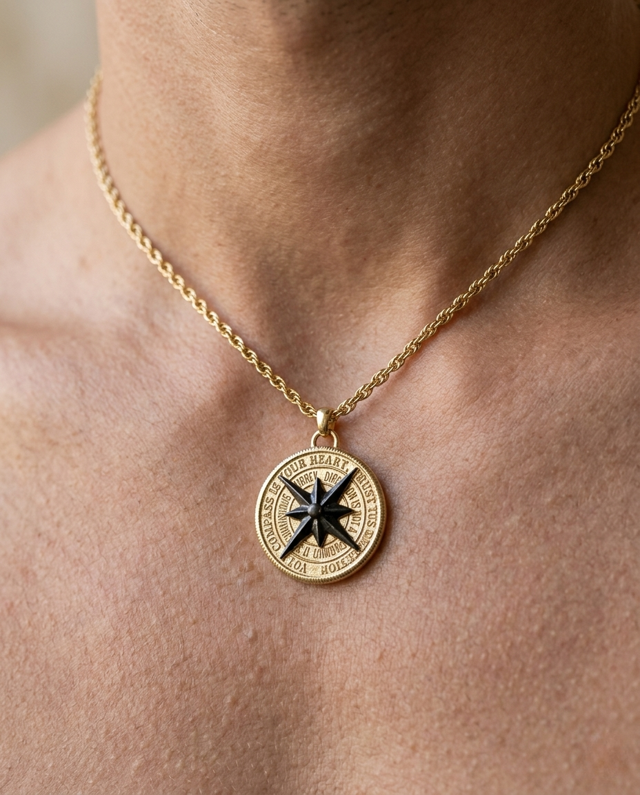 Your Heart Is Compass Pendant