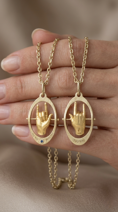 Love You, Miss You Pendant