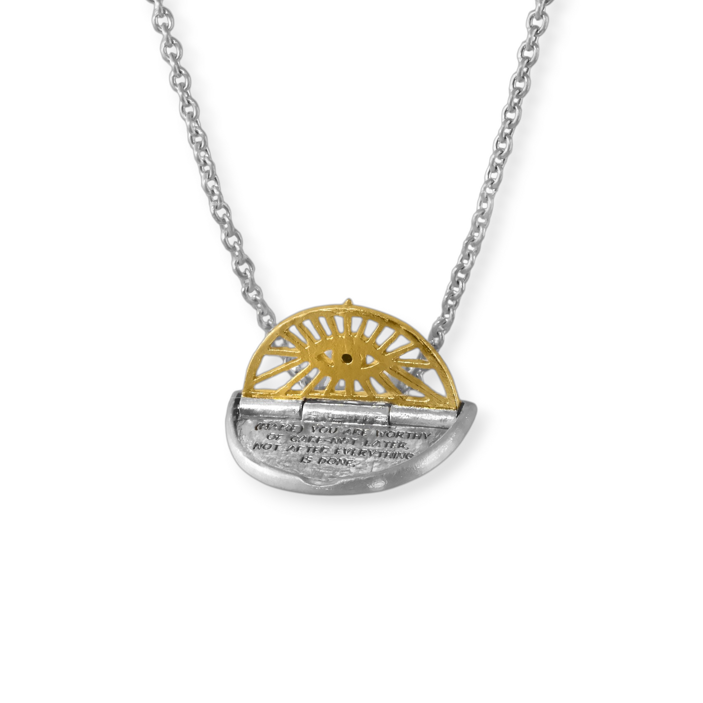 Not Later, Not After, Now Necklace