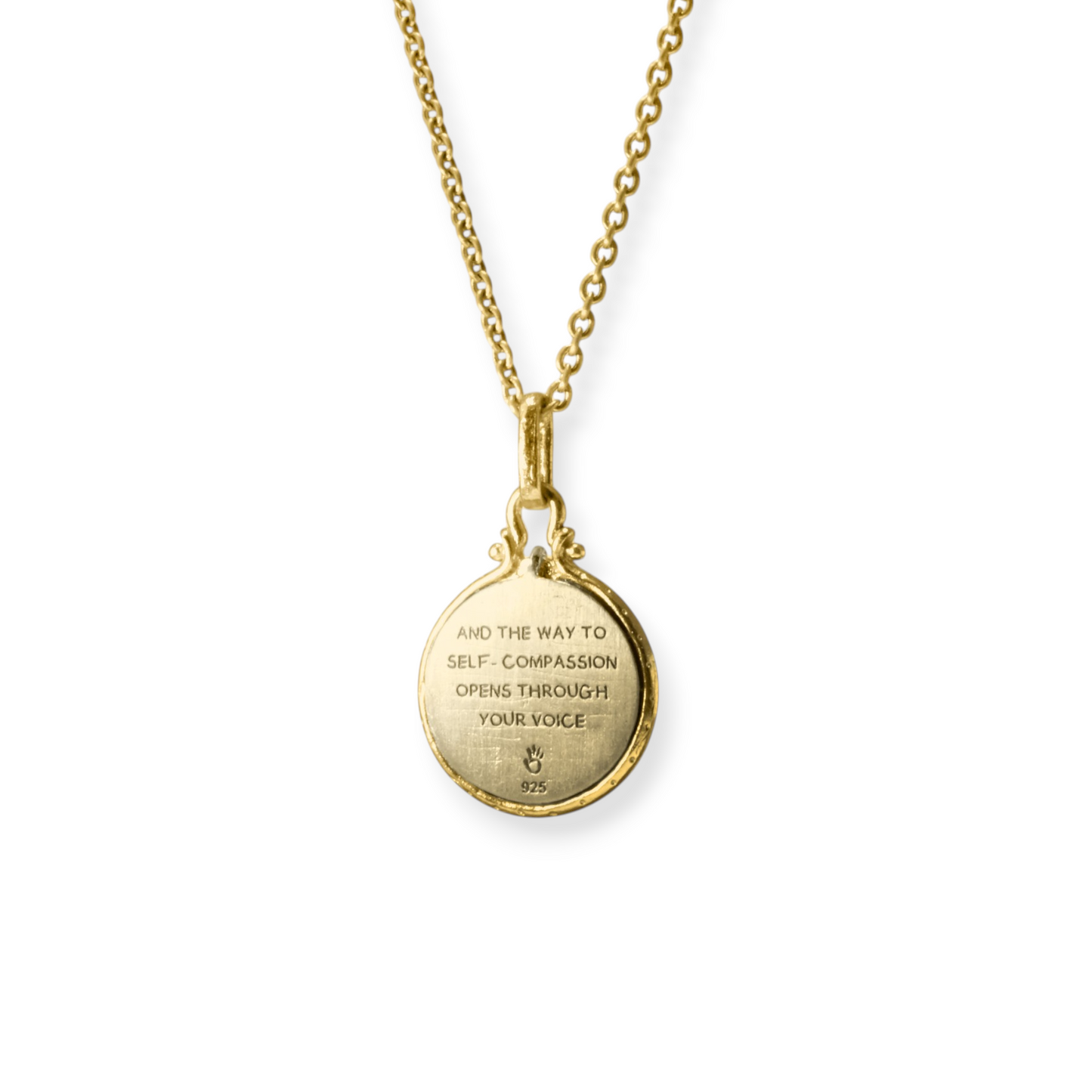 The Voice That Opens Compassion Pendant