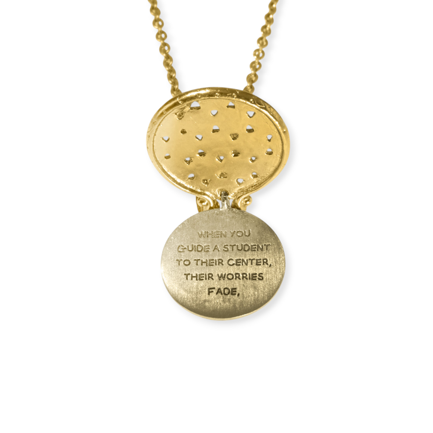 The Voice That Opens Compassion Pendant