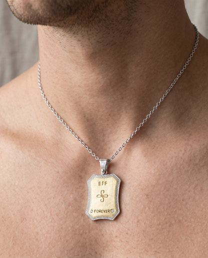 Never the Optional Friend Pendant
