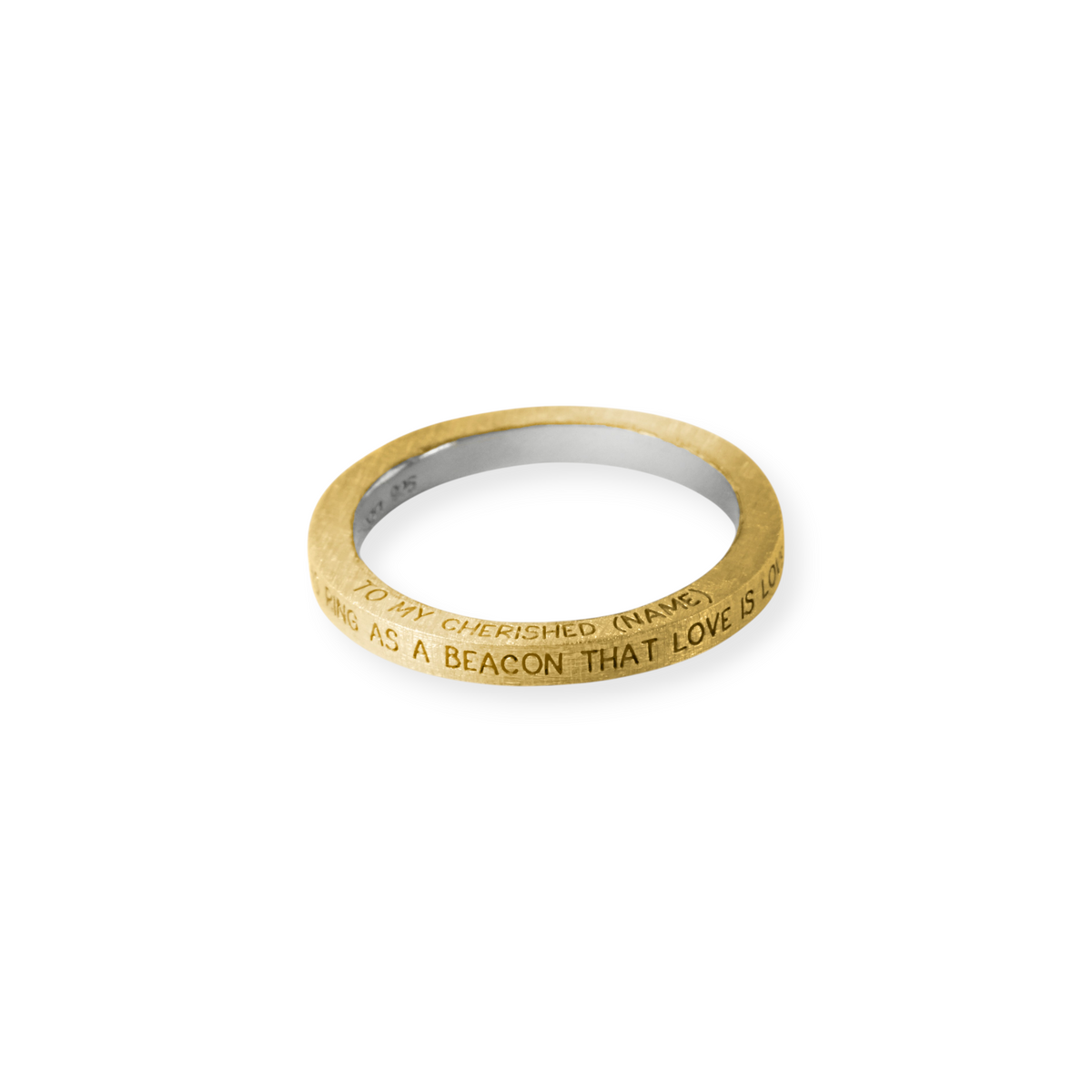 Carried Daily, Loved Openly Ring