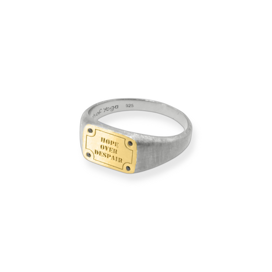 Hope Over Despair Ring
