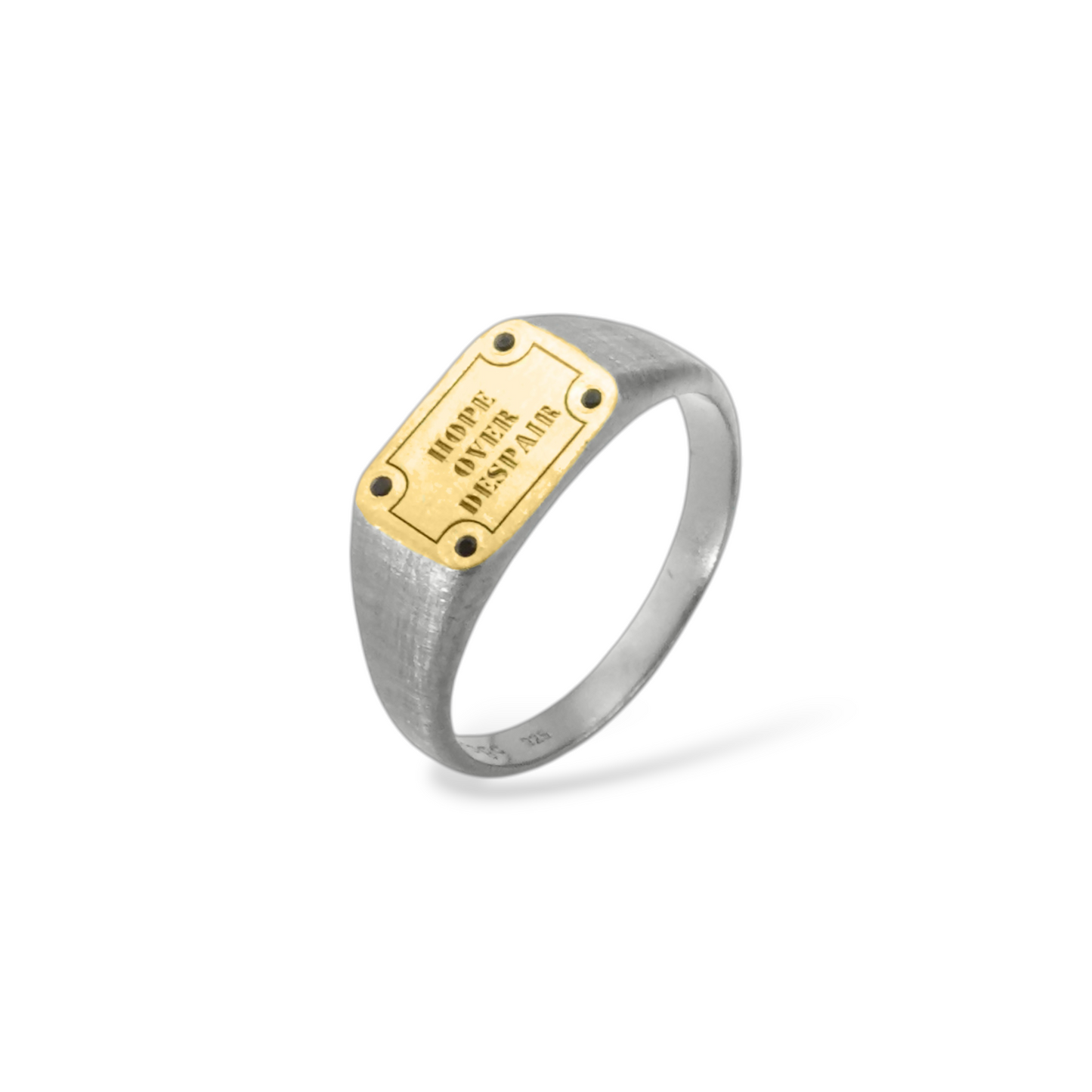 Hope Over Despair Ring