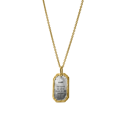 Too Much Laughter To Be Serene Pendant
