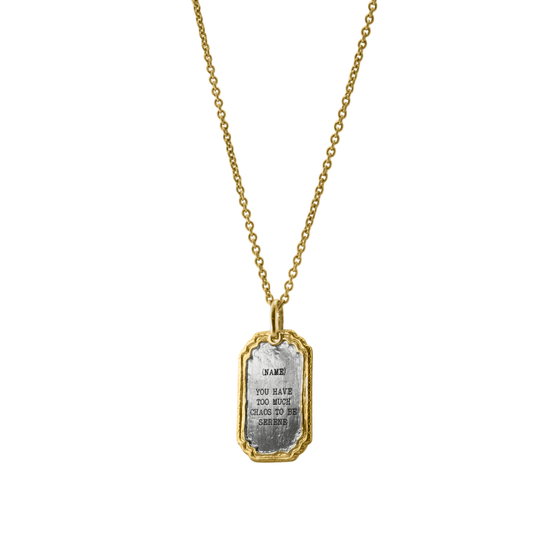 Too Much Laughter To Be Serene Pendant