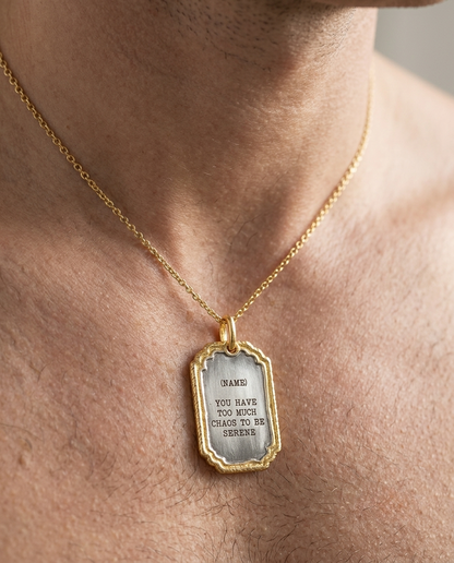 Too Much Laughter To Be Serene Pendant